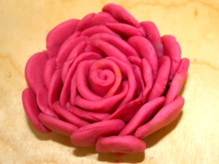 red rose ailefo organic modeling clay