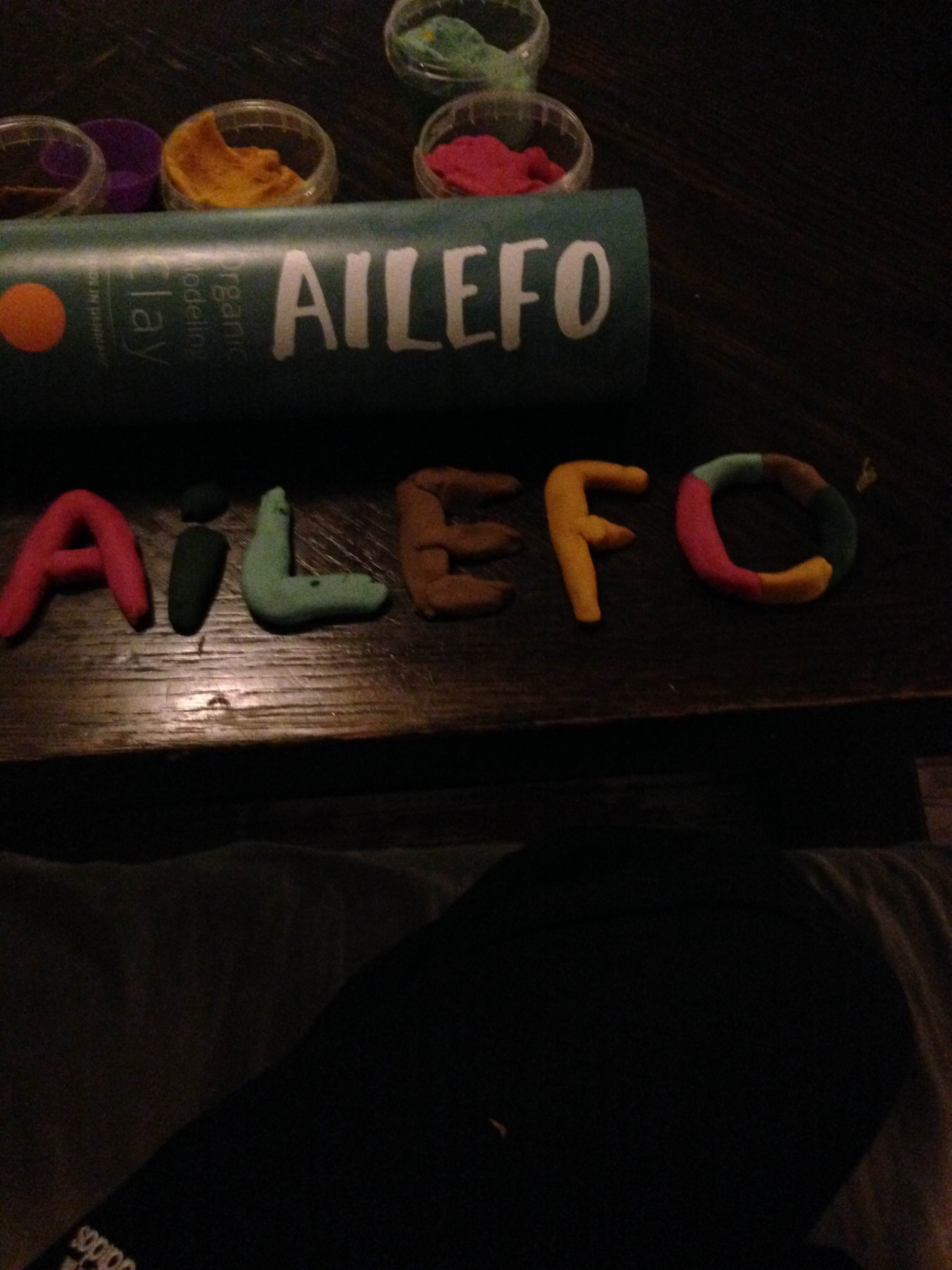 ailefo organic modeling clay, ailefo letters